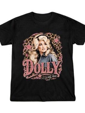 Black Gildan Dolly Parton Graphic Tee